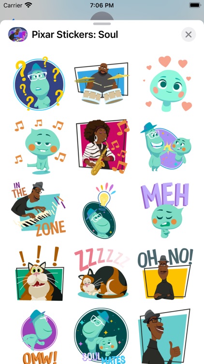 Pixar Stickers: Soul screenshot-4