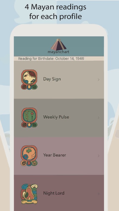 MayanChart - Mayan astrology Screenshot