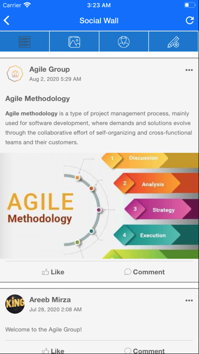 Screenshot #2 pour Agile Social Network
