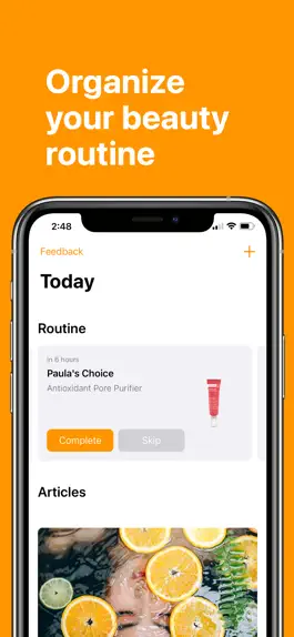 Game screenshot Skintime – Skincare Organizer mod apk