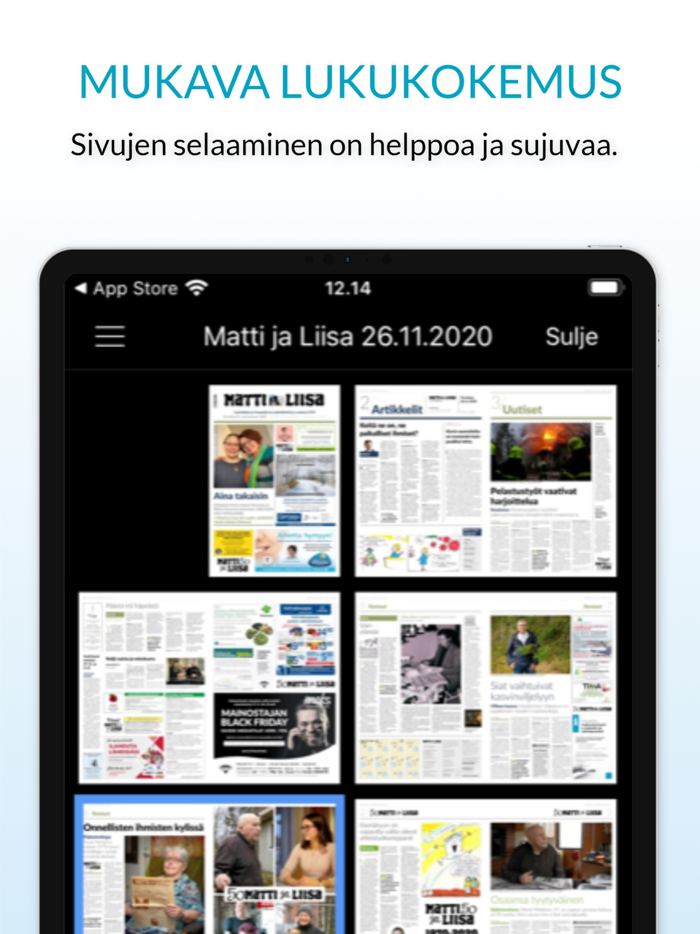 Matti ja Liisa päivän lehti