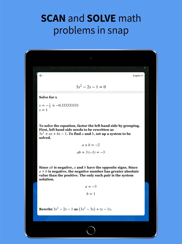 AI Maths Solver Photo Math
