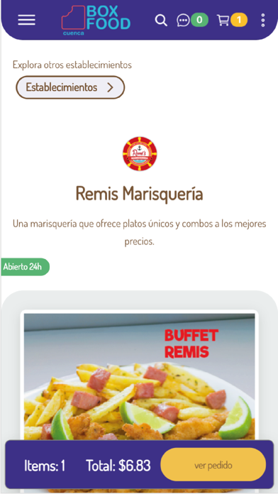Screenshot #1 pour BoxFood