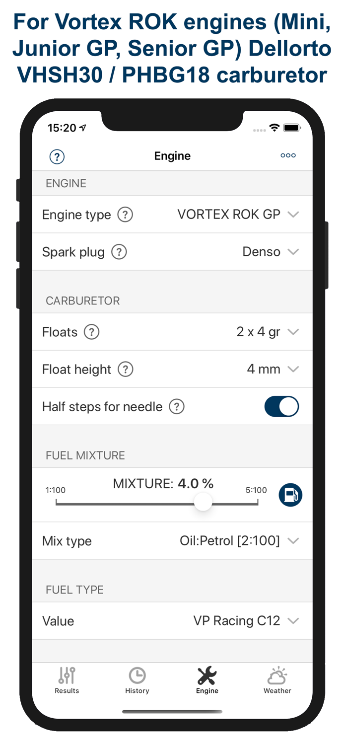 Jetting Vortex ROK GP Kart