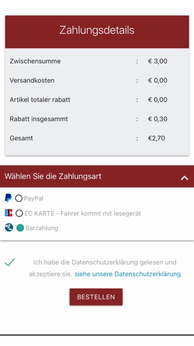 Star Pizza Service Screenshot