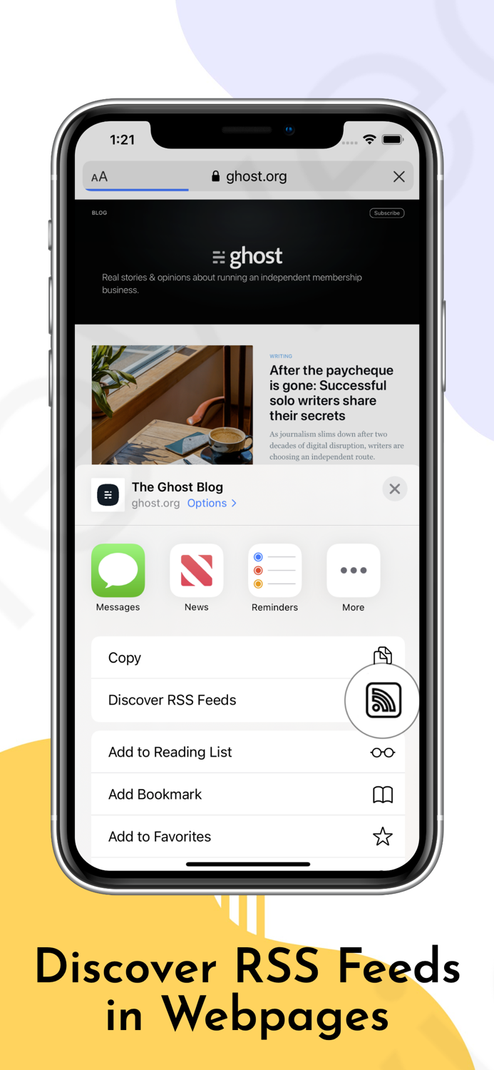 Rss reader one for miniflux