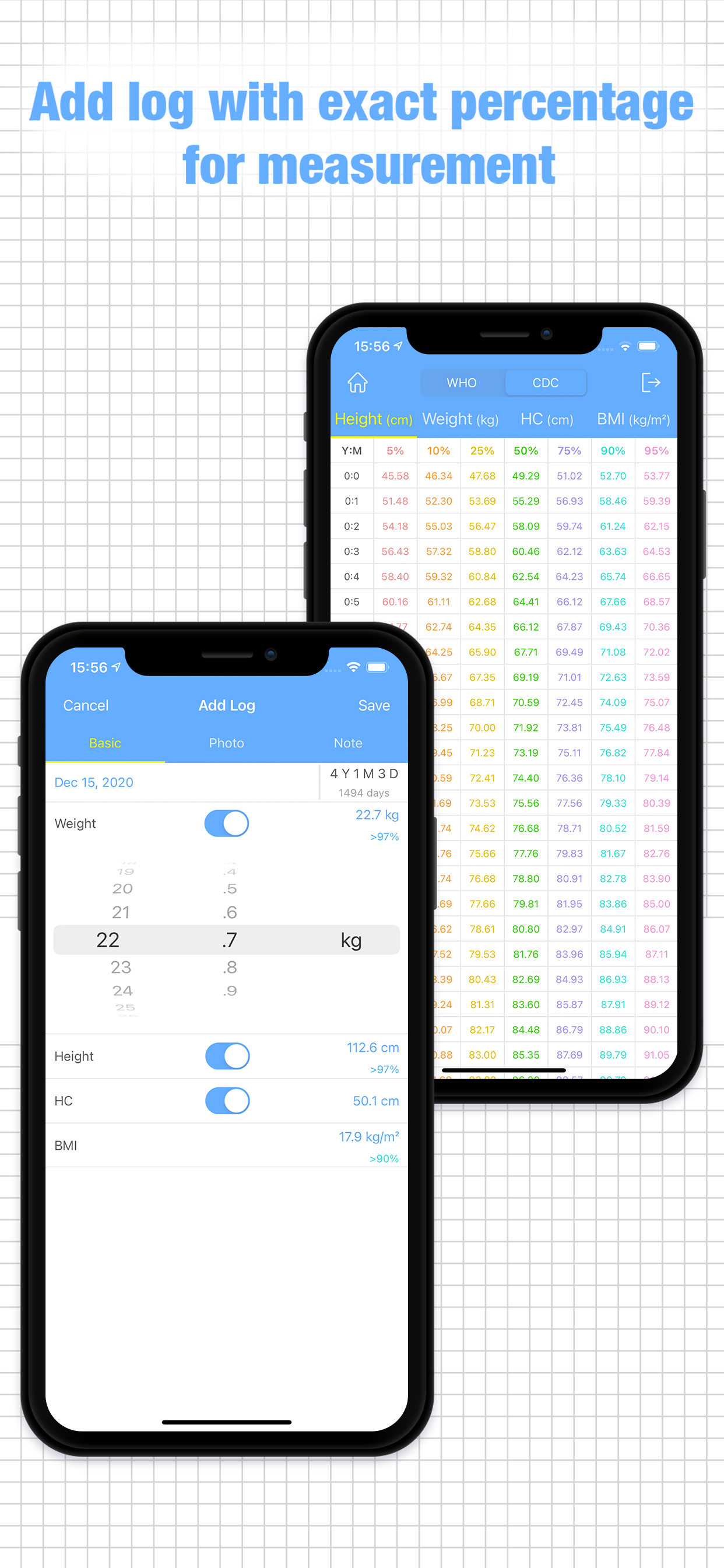 iBaby Growth Charts