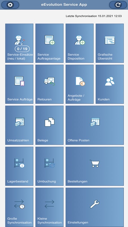 eEvolution Service App