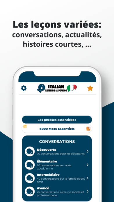 Screenshot #3 pour Italien  ー  Écouter et Parler