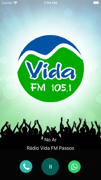 Rádio Vida FM Passos Screenshot