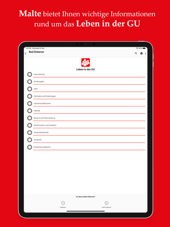 Screenshot #6 pour Malte-App