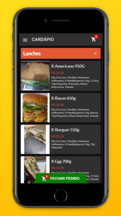 Hamburgueria Israel Screenshot