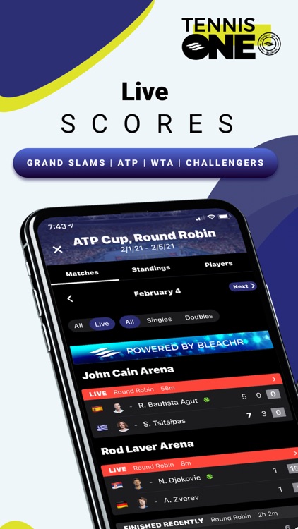 TennisONE – Tennis Live Scores
