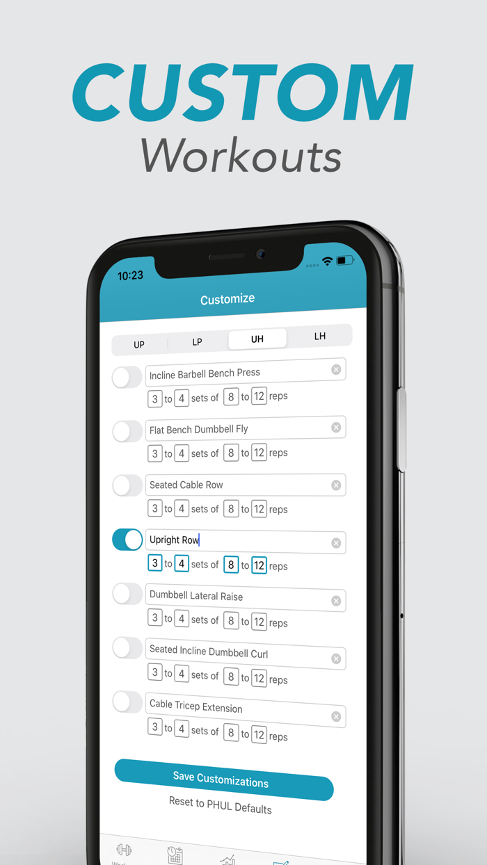 PHUL - Workout Tracker