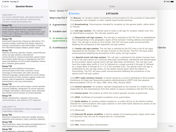 HAM Test Prep Lite Technician