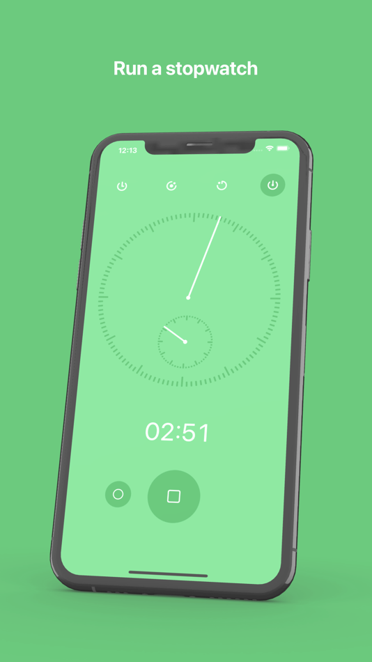 #2. Dash - Simple Clock & Timer (iOS) 由: Mat Mullen