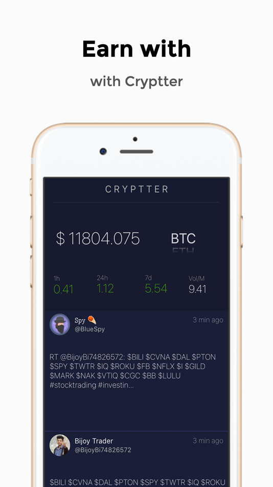 #1. Cryptter (iOS) 由: Ataman Girisken