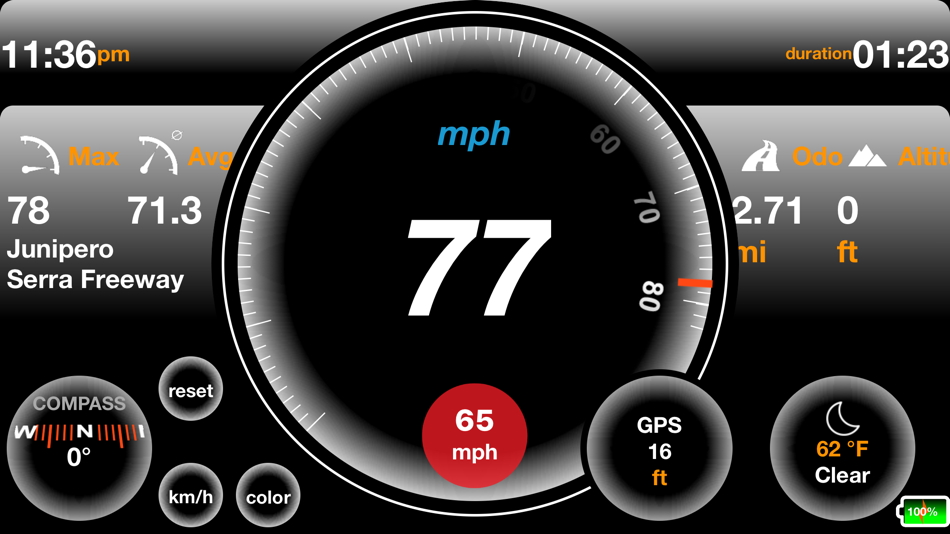 #10. Speedometer ⋙ (iOS) 由: UniCom Technology