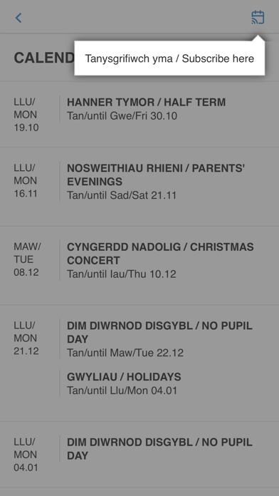Ysgol Llanfyllin Screenshot