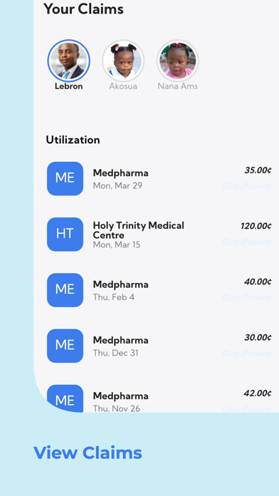 Ace Medical Insurance App Screenshot