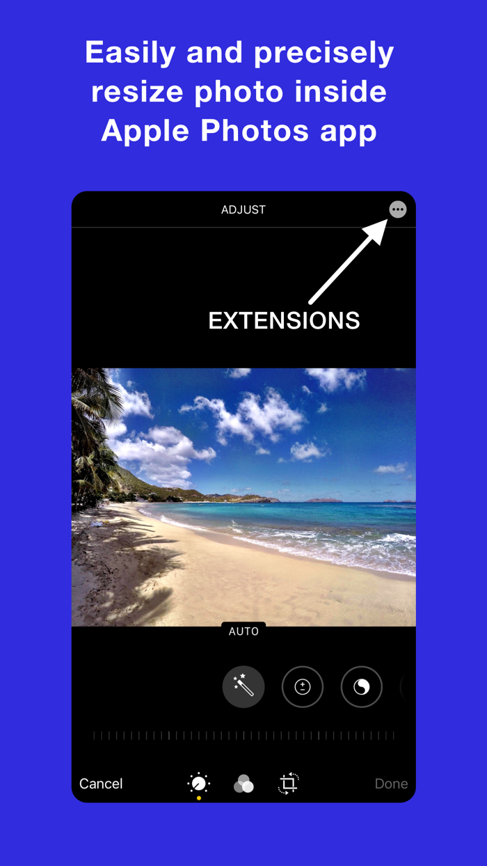 Photo Extension Resize