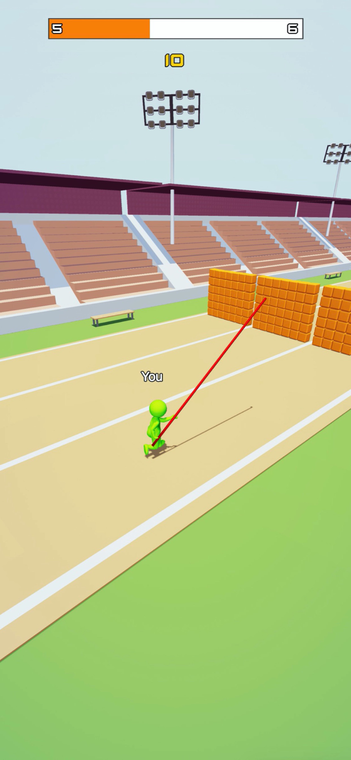 Pole Vault Run 3D