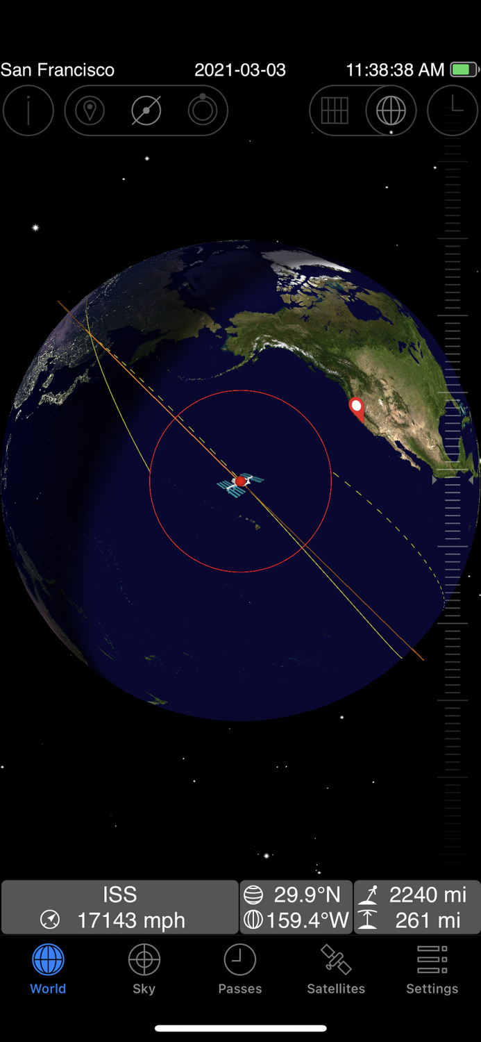 GoISSWatch ISS Tracking