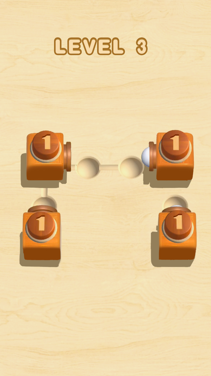 Fit Wood Ball Funny Stack 3D