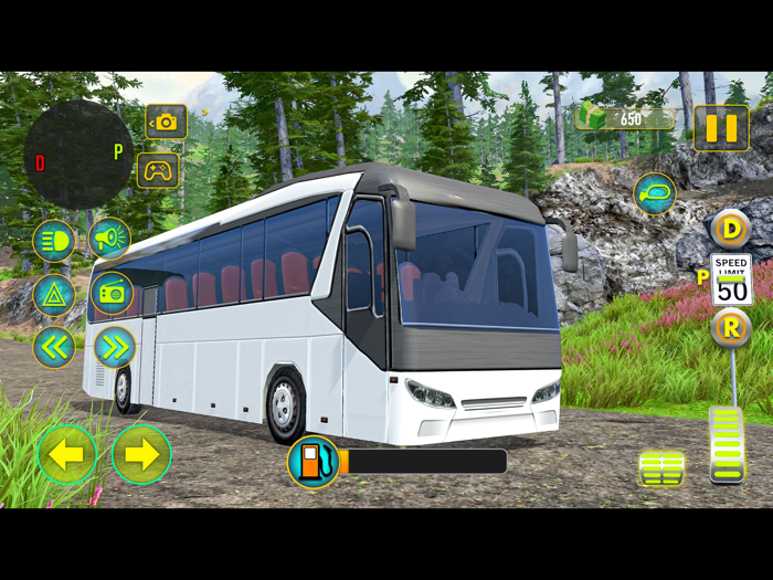 Offroad coach bus simulator