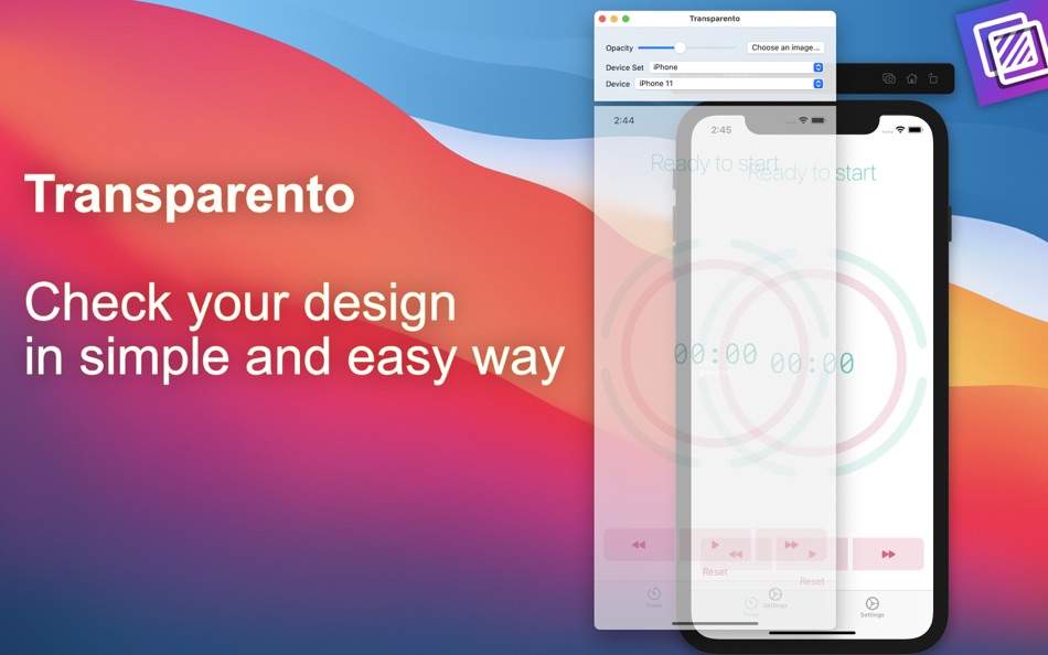 #1. Transparento (macOS) 由: Nikolay Rodionov