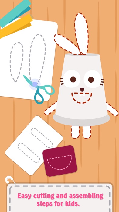 Paper Cup Animals Screenshot