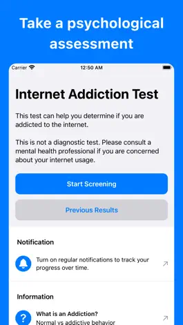 Game screenshot Internet Addiction Test mod apk