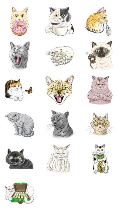 All Meow Loving - Cat Stickersのおすすめ画像1