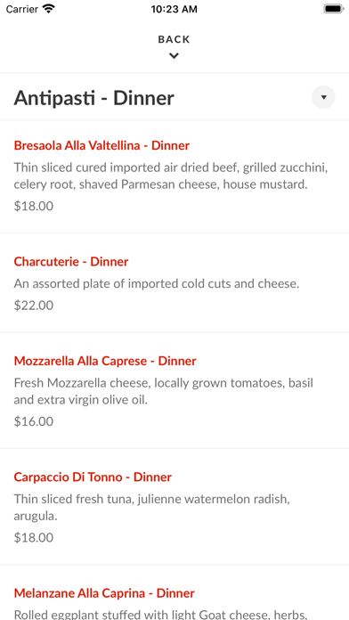 Il Forno Trattoria Screenshot