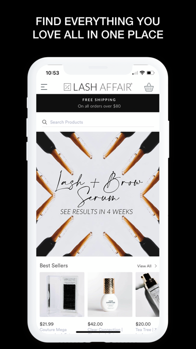 Lash Affair Screenshot 1 - AppWisp.com Lash Affair Screenshot 1 - AppWisp.com