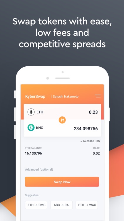 KyberSwap: Crypto Exchange screenshot-3