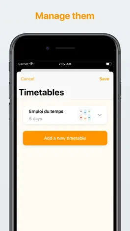 Game screenshot My Timetable - Quick & Simple hack