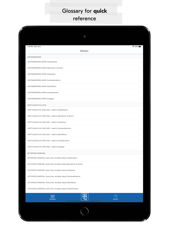 Screenshot #2 for Paramedic Drug List Flashcards