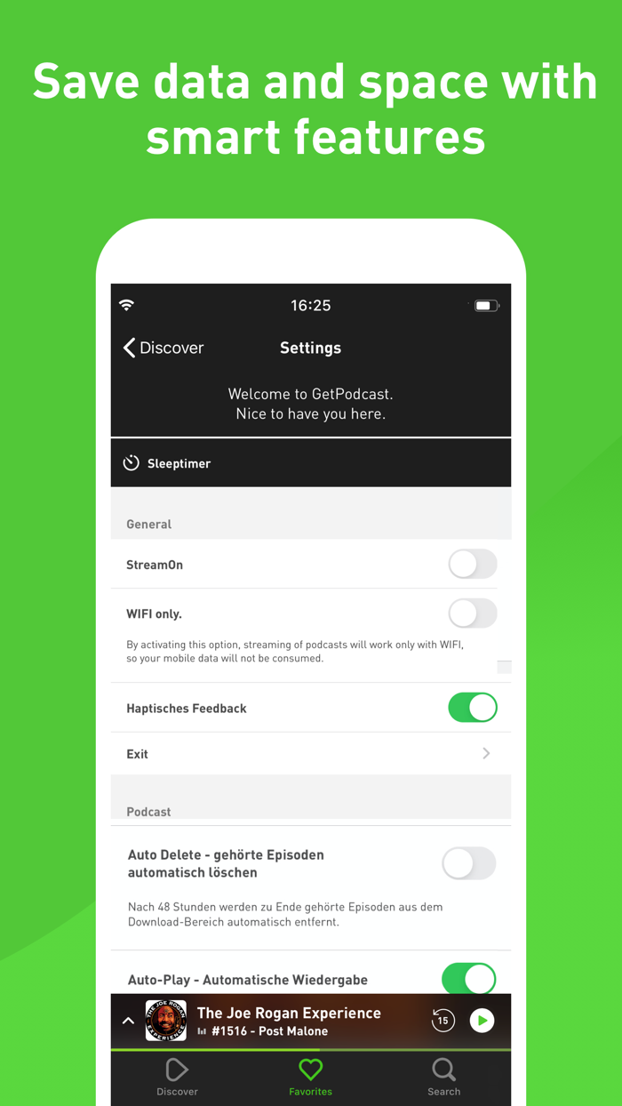 GetPodcast - Podcast Player