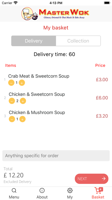 Master Wok Manchester Screenshot