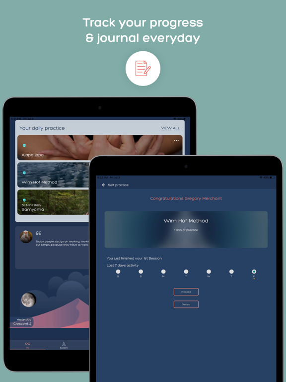 AUMHUM Self-Care & Sleep iPad screenshot 9 - Health & Fitness app
