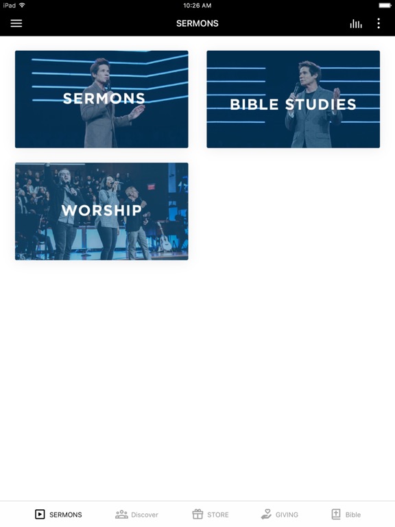 Mount Paran Church Atlanta iPad screenshot 1 - Lifestyle app