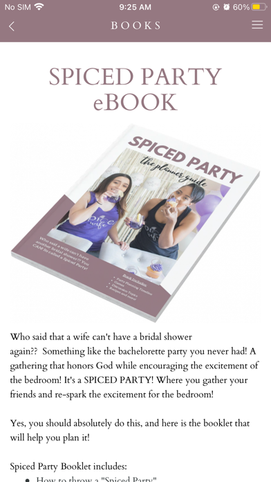 Spiced Wife App Screenshot