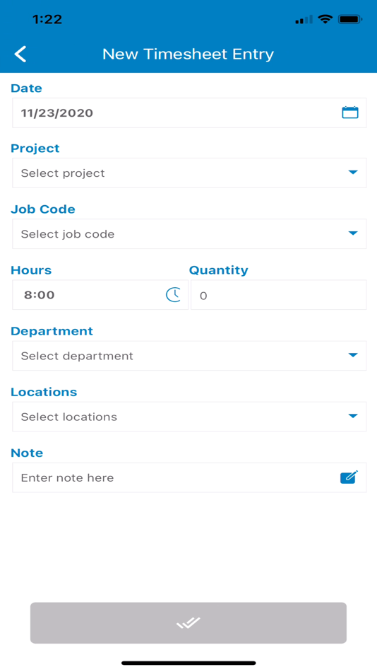 #10. EasyClocking 1.2 (iOS) 作者: EasyWorkforce Software Inc.