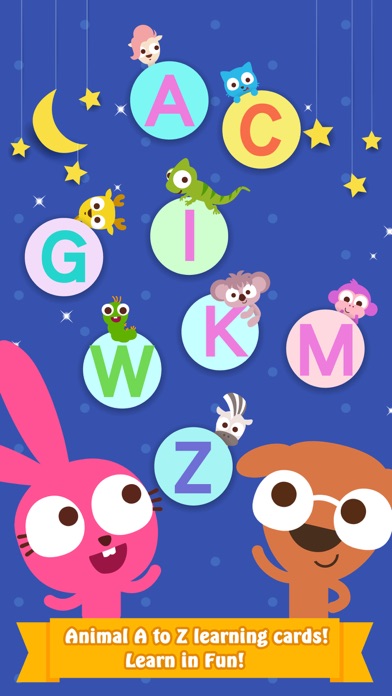 Purple Pink A to Z Animals Screenshot