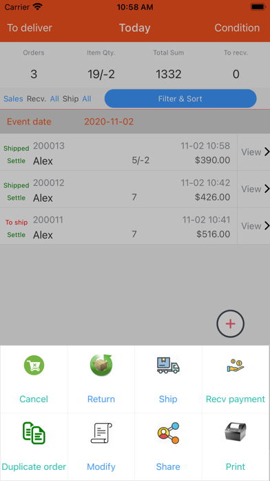 River Stone Order Fulfillment Screenshot