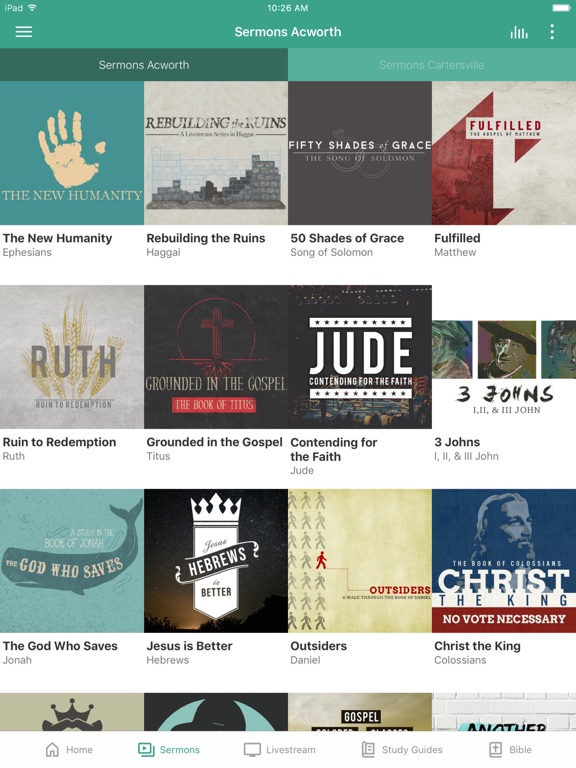 Four Points Church iPad screenshot 2 - Education app