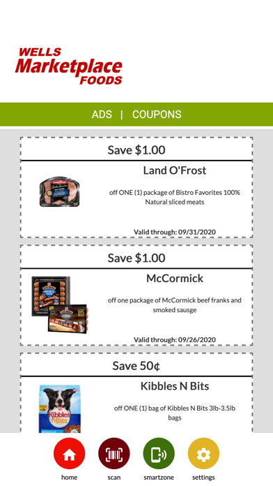 Wells Marketplace Foods Screenshot