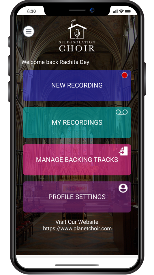 #2. Self-Isolation Choir Recorder (iOS) 由: Andrew Rumble