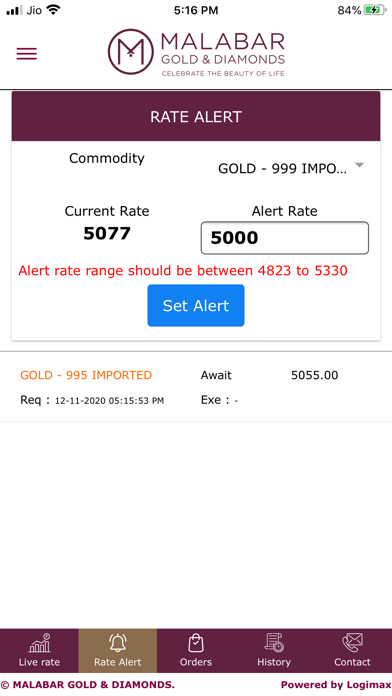 MALABAR GOLD BULLION Screenshot